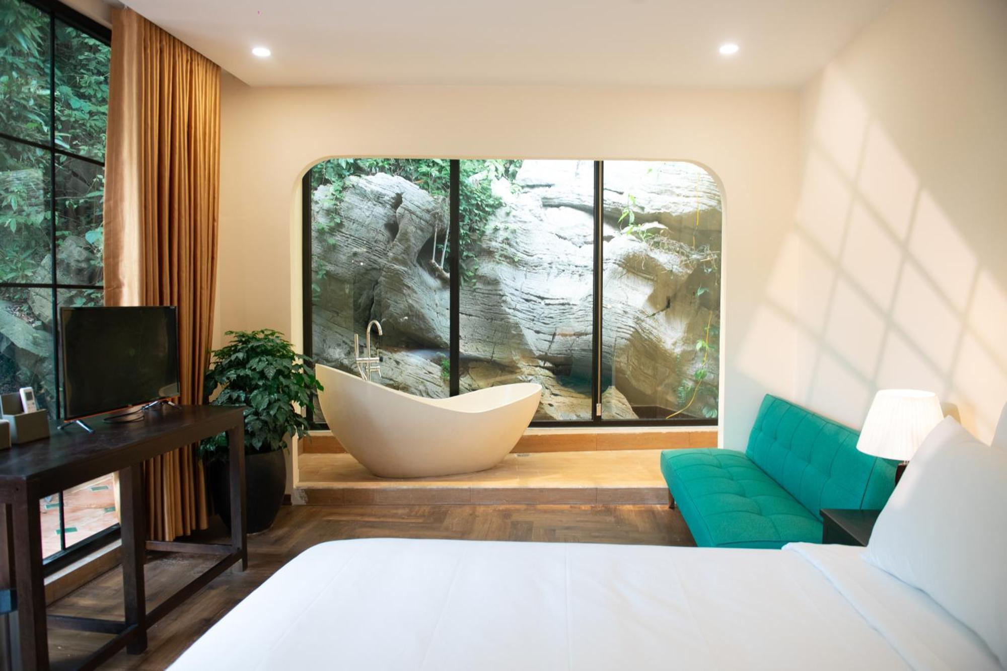 Camellia Garden Hotel Chan Chau Exterior foto