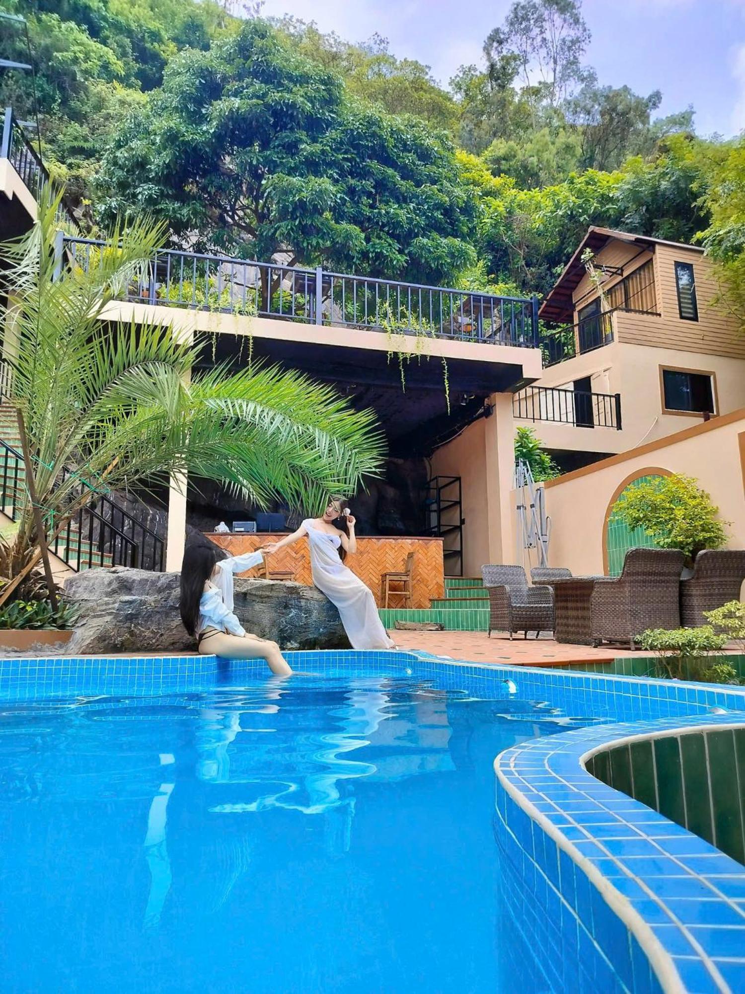 Camellia Garden Hotel Chan Chau Exterior foto
